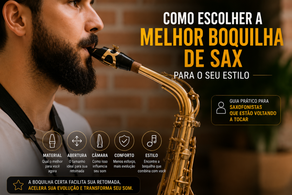 Boquilha de Sax: Como Escolher a Certa Quando Você Está Voltando a Tocar boquilha de sax