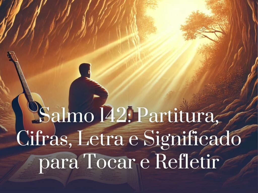 Salmo 142 Partitura, Cifras, Letra e Significado para Tocar e Refletir