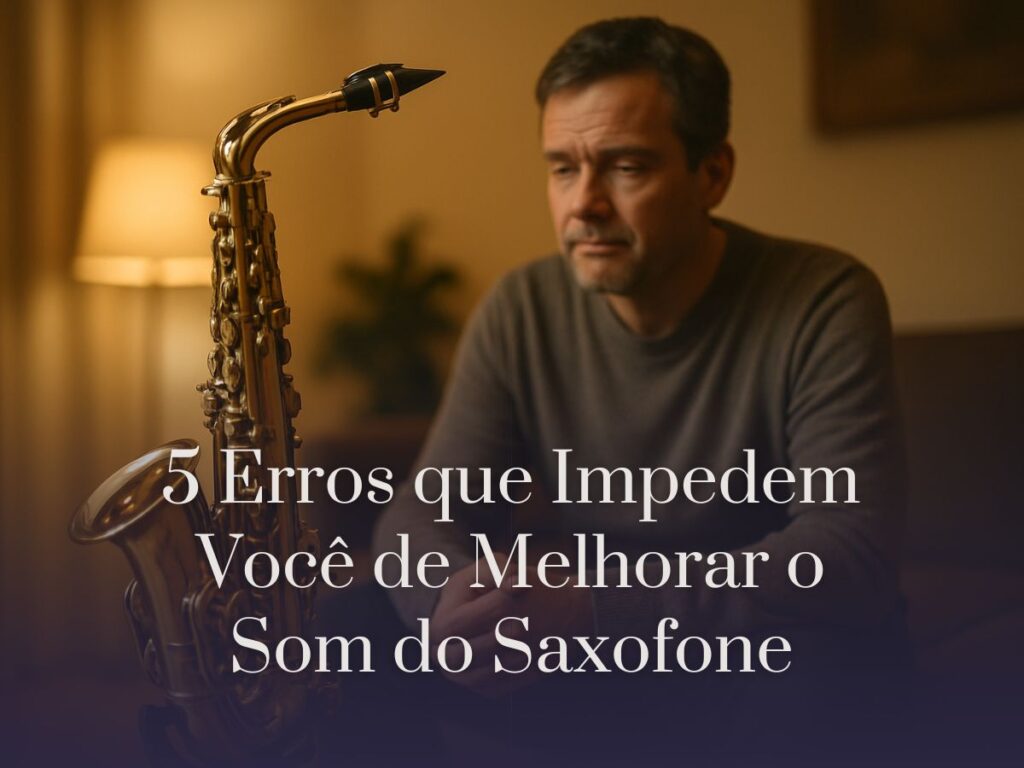 5 Erros que Impedem Você de Melhorar o Som do Saxofone o 3° é o mais comum entre quem voltou a tocar