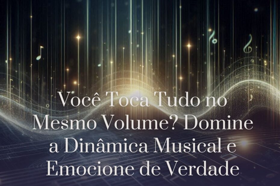 Você Toca Tudo no Mesmo Volume Domine a Dinâmica Musical e Emocione de Verdade