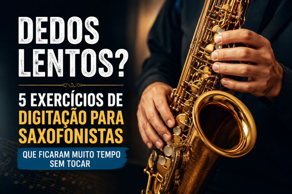exercícios de digitação para saxofonistas que ficaram muito tempo sem tocar