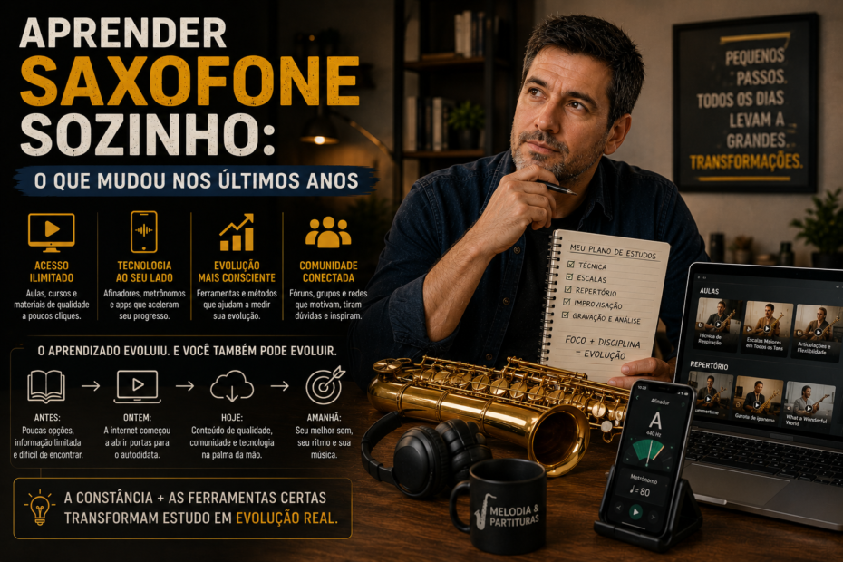 Aprender Saxofone Sozinho O Que Mudou nos Últimos Anos