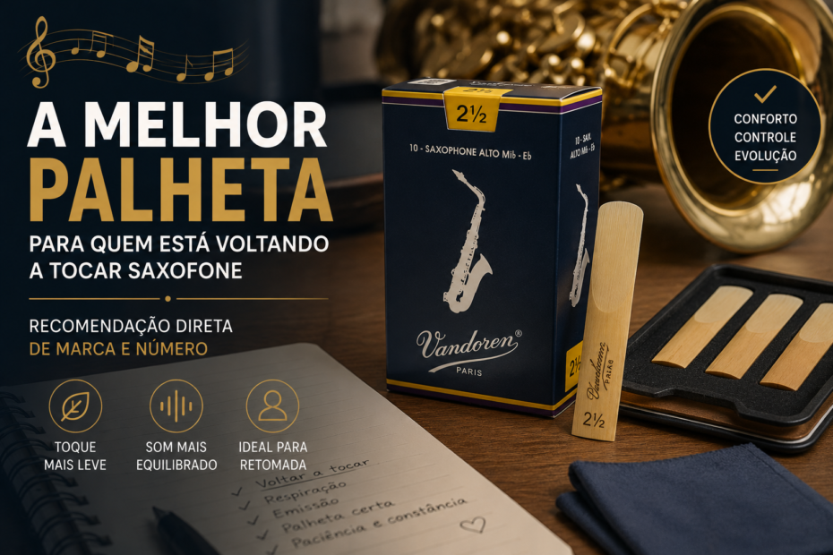 Palheta para saxofone