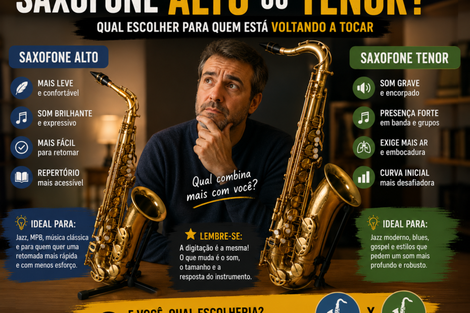 Saxofone Alto ou Tenor