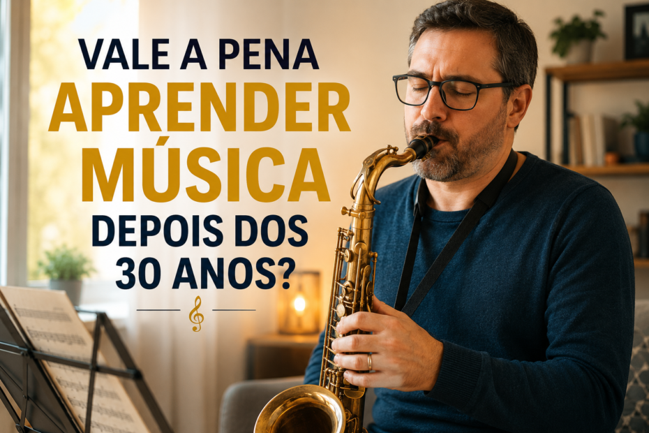 Vale a pena aprender música depois dos 30 anos