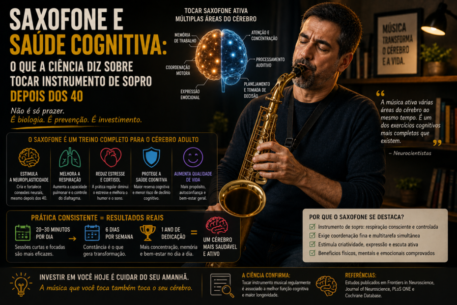 saxofone e saúde cognitiva
