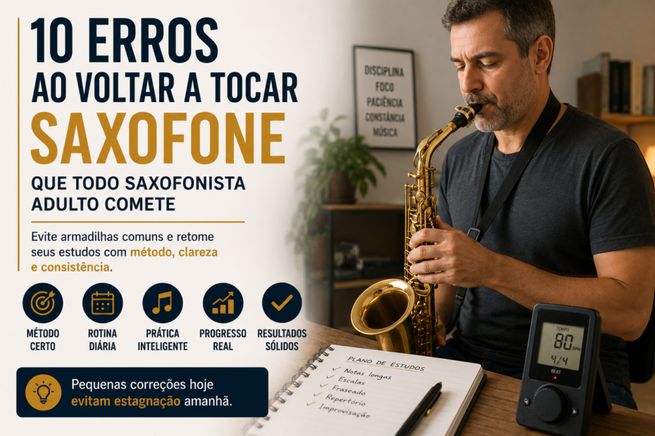 Erros ao Voltar a Tocar Saxofone
