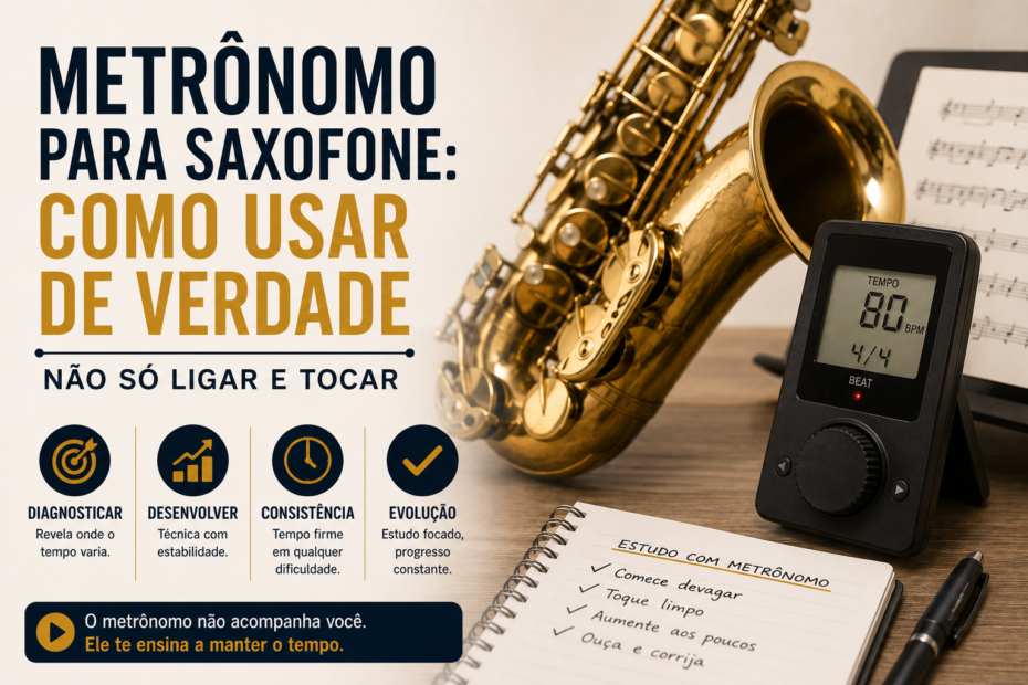 Metronomo para Saxofone