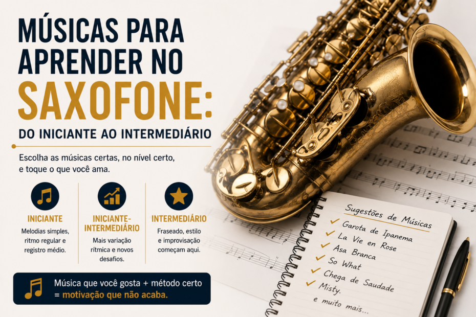 Músicas para Aprender no Saxofone