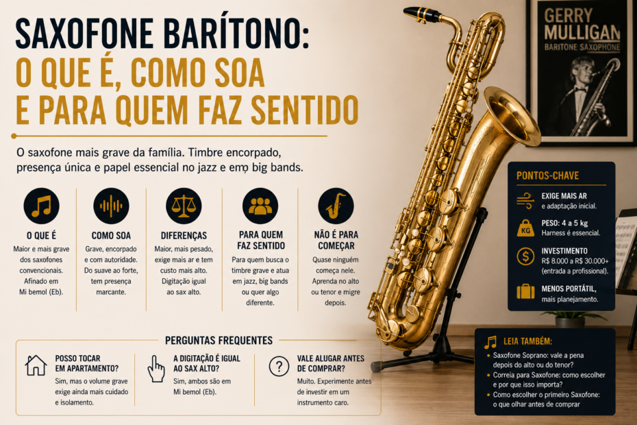 Saxofone Barítono